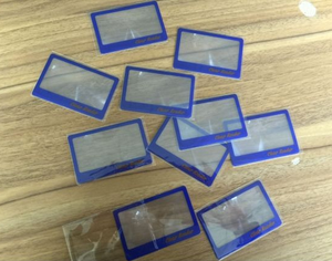 Pvc fresel लेंस शीट क्रेडिट कार्ड 3x चुंबक पढ़ने के लिए 3x मैग्नीफायर - Product Image 3