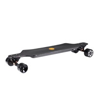 Skateboard électrique à double motorisation, planche à roulettes en Fiber de carbone avec moteur e-longboard