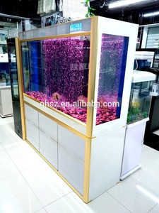Acuario tropical Betta peces pequeños nano mini acuario Betta tanque + comida - Product Image 3