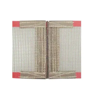 聚四氟乙烯涂层玻璃纤维网传送带不粘价格聚四氟乙烯开口网带