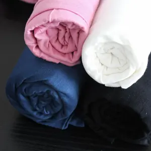 뜨거운 Shaoxing yini 100 viscose 탄성 단일 저지 인쇄 니트 직물