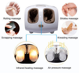 La macchina riscalda lo strumento di massaggio personalizzato per impastare vibrazione pneumatica massaggiatore per piedi con massaggio profondo delle dita - Product Image 3