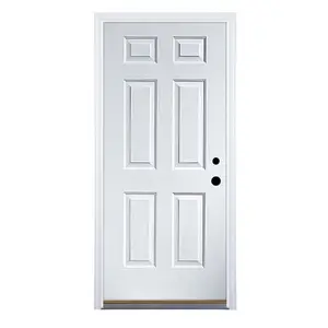โมเดิร์นไม้การออกแบบประตู 6 แผง lowes ประตูภายใน