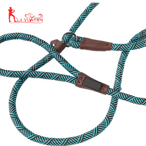 Adjustable Mountain Climbing Loop <strong>slip</strong> <strong>Lead</strong> <strong>for</strong> Medium <strong>Dogs</strong>, Braided <strong>Lead</strong> - Product Image 4