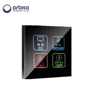 Hotel control panel room control unit door bell dnd switch