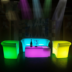 Canapé de salon moderne de luxe avec éclairage <span class=keywords><strong>LED</strong></span> à changement de couleur RGB 16 couleurs - Product Image 5