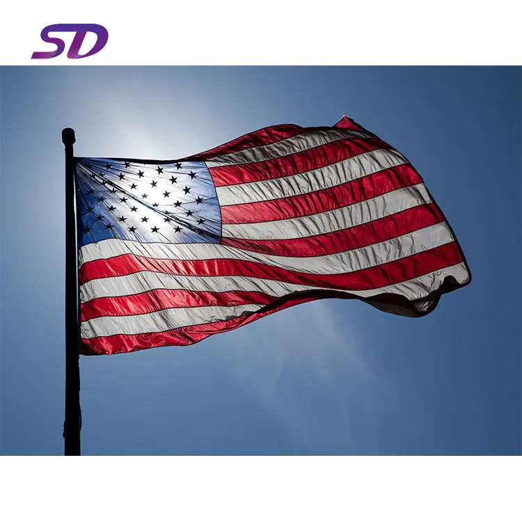 Hot Sale New Design Customized Polyester American Flag flags all countries country blue yellow red flag