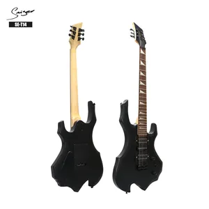 卸売 楽器diy-Custom切欠デザイン24フレットギターdiyキットドロップシップMusical Instrument