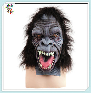Quality <strong>Halloween</strong> Party Costume Full Head <strong>Latex</strong> Animal Gorilla <strong>Masks</strong> HPC-3503 - Product Image 3