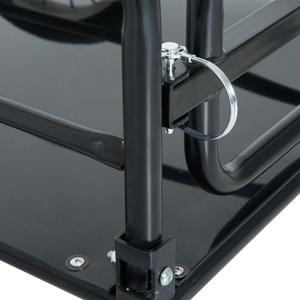 Remorque à bagages pliable pour vélo à deux roues avec bac en polyéthylène de 90 L - Product Image 4