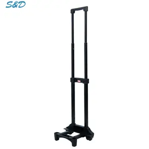 Luggage Frame Foot Accessories Parts Plastic Detachable Trolley Wheel And Pull Handle Cover Extender With Wheels