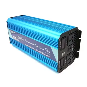 BELTTT Nhà Máy 12V/24V 220V Dc Để Ac Tinh Khiết Sóng Sin Biến Tần Với Bộ Sạc