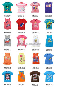 Venta al por mayor azul marino de manga corta impresa camisetas para chicos - Product Image 4