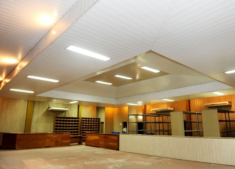 Haining intérieur décoration colorée pvc lambris pour salle de bains
