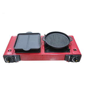 Tragbarer 2-Flammen-Stahl-Campingherd Leichter manueller Propan-Butan-Brennstoff Einfach für Strand-Cookouts Backyard BBQ Tail gating - Product Image 4