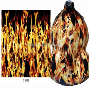 Suministro BST Flaming Skull Hydrographics Film 0,5/1m de ancho Papel de impresión de transferencia de <span class=keywords><strong>agua</strong></span> para efecto de película - Product Image 1