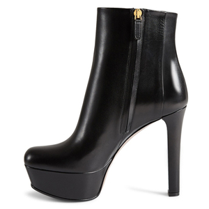 Stivaletti <span class=keywords><strong>Neri</strong></span> con Plateau e Tacco Alto da <span class=keywords><strong>Donna</strong></span> - Product Image 2