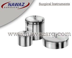 Caja de metal redonda con logotipo personalizado de calidad superior, instrumentos de esterilización quirúrgica de 100 mm x 60 mm - Product Image 2