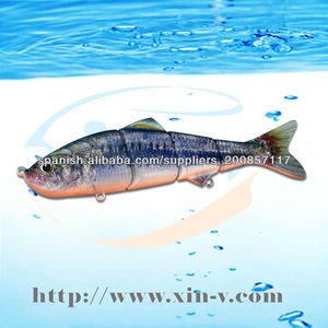 Vivid 4 sección articulada cebo señuelo de los trastos de pesca - Product Image 4