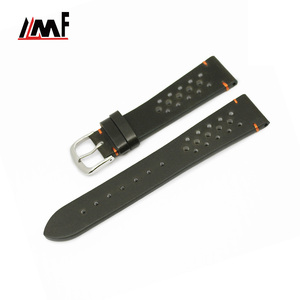 Bracelet de montre en cuir sportif de style italien, multi-tailles, avec trous de ventilation, design tendance, vente chaude, grossiste - Product Image 2