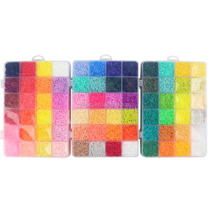 Vente en gros Enfants Artisanat Mini Boîtes à Perles Set Plateau 5mm <span class=keywords><strong>Hama</strong></span> Perler Perles Jouets - Product Image 3