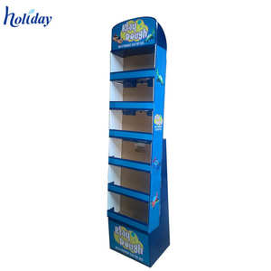 Ondulato POP POS Cartone Promozionale Sapone Casella di Visualizzazione, Sapone Creativo Display Stand Rack - Product Image 3