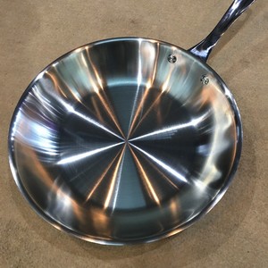 Chất Lượng Cao Poele Inox 2.2Mm 18/8 Thép Không Gỉ Cảm Ứng Fry Pan - Product Image 4
