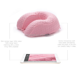 Gối Cao Su Non Hình Chữ U Mềm Cho Người Lớn Xe Hơi Đệm Tựa Cổ Mát Xa Du Lịch 2022 Hoàn Toàn Mới Tùy Chỉnh OEM Hiện Đại In ISO, CQC - Product Image 2