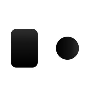 2 חבילה מגנטית מחזיק טלפון נייד לוח קיר אוניברסלי שולחן קיר אבן מגנט מדבקה נייד - Product Image 1