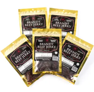Vacuum Printed Beef Jerky and Biltong Packaging Pouches
