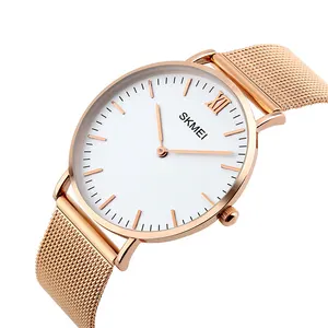 批发 Skmei #1181 情侣双石英建立品牌你自己的手表品牌最小网格最小手表