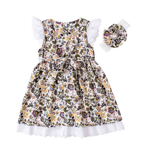 Toptan özel renkli güzel çocuk butik giyim çocuk kız rahat örgü elbise boyutu 4 <span class=keywords><strong>6</strong></span> 12 16 - Product Image 4