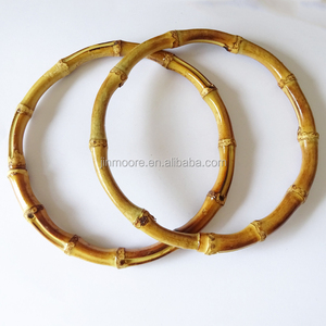 תוצרת סין טבעי עגול במבוק תיק ארנק ידיות סיטונאי - Product Image 2