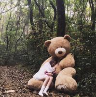 Oso de Peluche Gigante de 100 cm, Juguete de Peluche Suave, Animal de Peluche de Alta Calidad, Juguetes para Niños, Regalo de Cumpleaños, Regalos de San Valentín para Mujeres