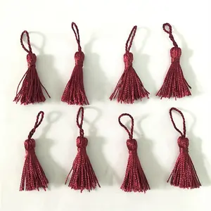 Manufactory wholesale good quality decorative clothes small tassel
