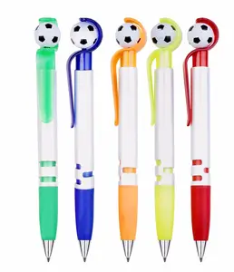 2017 Best Factory Supply Popular Football Ball Pen With Set Up Color For Spring Festival Gifts