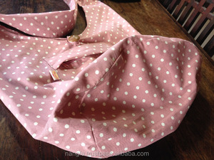 Thái nhà sư Hippie Hobo ví Sling Vai Crossbody Linen Túi với Polka Dot bông lót - Product Image 3