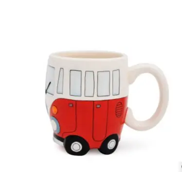 버스 컵 런던 버스 세라믹 컵 런던 버스 컵