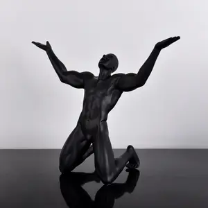 Nach weihnachten geschenk grün mann abstrakte statue