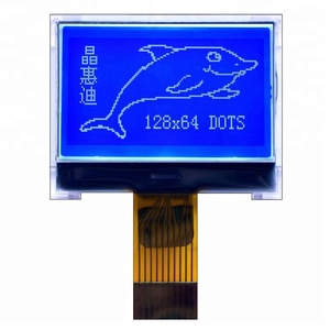 STN <span class=keywords><strong>LCD</strong></span> hiển thị đồ họa Module nhà sản xuất 128x64 <span class=keywords><strong>LCD</strong></span> màu xanh <span class=keywords><strong>LCD</strong></span> hiển thị JHD12864-G516BSW-B - Product Image 2
