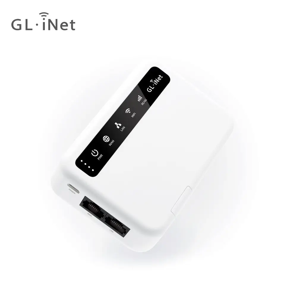 4G LTE Wireless Router Built In 5000mAh Battery Optional BLE or Zigbee Module SIM Card