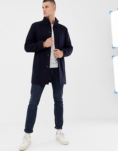 Cappotti Lunghi Invernali da Uomo KY con Collo a Imbuto, Bottoni Neri, Tasche Laterali e Connessione Francese in Misto <span class=keywords><strong>Lana</strong></span> - Product Image 5