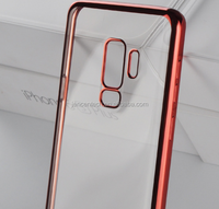 2018 métallique de vente chaude Galvanoplastie plaqué tpu pour samsung galaxy s7 bord s8 s9 plus étui