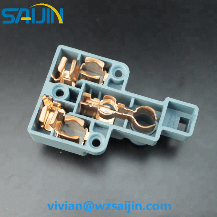 Profession eller kunden spezifischer Kontakt in der elektrischen Klemme Beryllium 18650 Kupfer kontakte Wechselstrom Messing buchse Metallteile