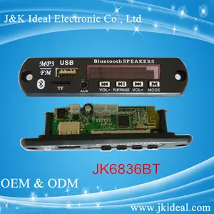 Preço de Fábrica mp3 usb fm 12 JK6836BT v circuito amplificador de áudio