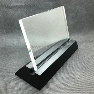 水晶热卖荣誉水晶平板优质塑料发光二极管灯座