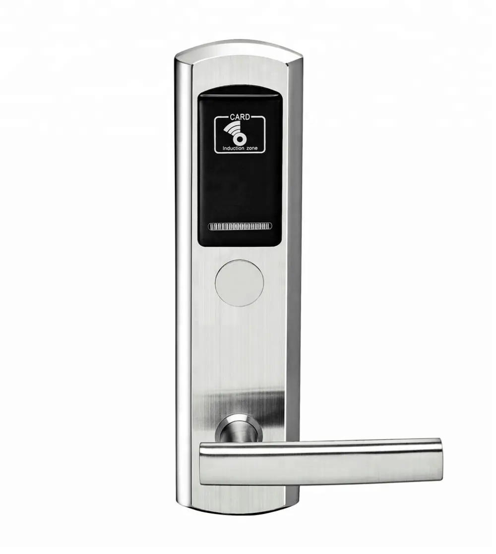 Udohow free Software 304 stainless steel Electronic Smart Hotel Door Lock system