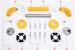 Barra de Apoyo <span class=keywords><strong>Antideslizante</strong></span> de Acero Inoxidable y Plástico <span class=keywords><strong>para</strong></span> Discapacitados, <span class=keywords><strong>para</strong></span> <span class=keywords><strong>Baño</strong></span>, Hospital y Seguridad - Product Image 6
