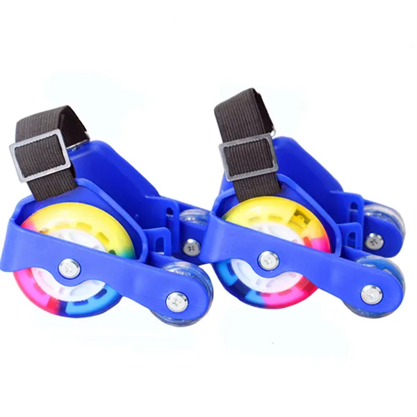 adjustable heel two wheel skate flash roller
