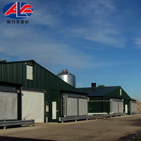 Structure en acier Ferme Poulet Volaille Hangar Construction Poulailler Conceptions